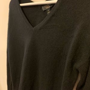 Cashmere V-Neck Sweater Black